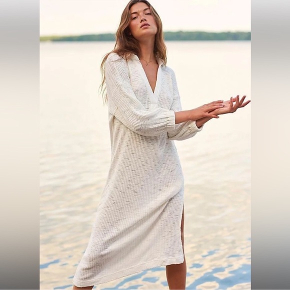 Free People Dresses & Skirts - Free People Beach Pacific Maxi Dress in Ivory